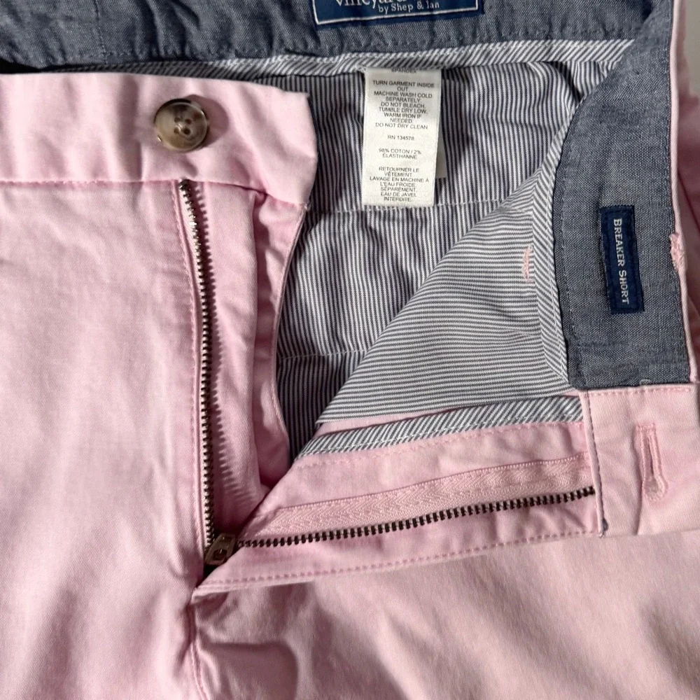 Vineyard Vines Breaker Short Men's‎ Pink Performance Chino No Size Tag